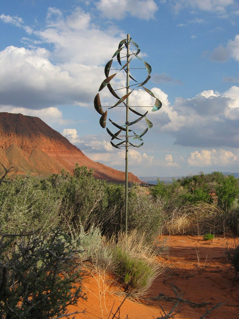 Lyman Whitaker's Beautiful Copper Kinetic Wind Sculpture