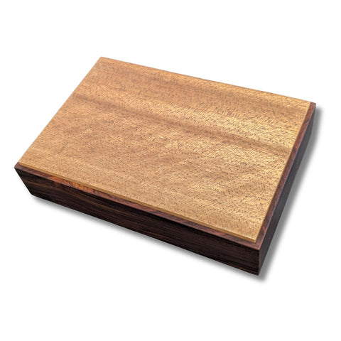 Cocobolo Box with Maple Burl Lid