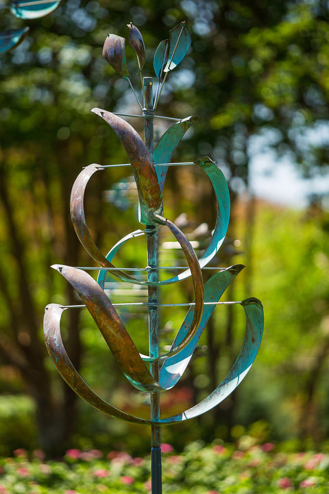 Lyman Whitaker's Beautiful Copper Kinetic Wind Sculpture