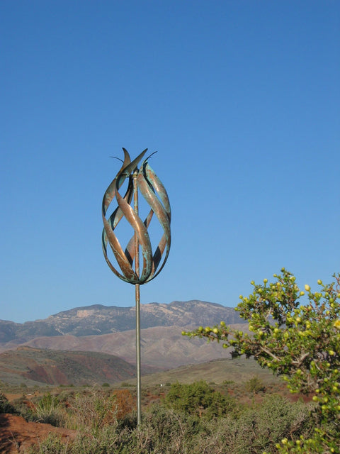 Lyman Whitaker's Beautiful Copper Kinetic Wind Sculpture