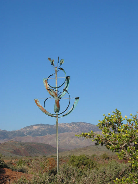Lyman Whitaker's Beautiful Copper Kinetic Wind Sculpture