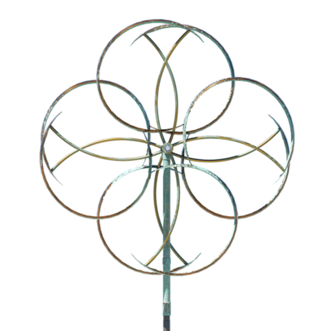 Lyman Whitaker's Beautiful Copper Kinetic Wind Sculpture