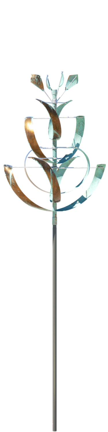 Lyman Whitaker's Beautiful Copper Kinetic Wind Sculpture