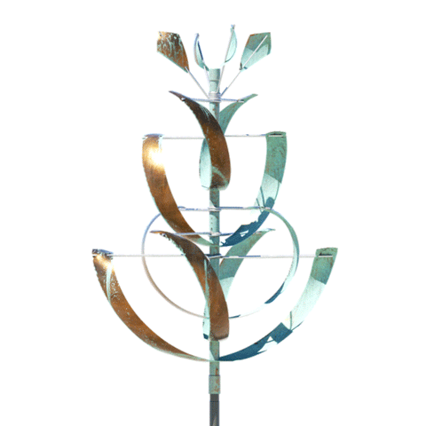 Lyman Whitaker's Beautiful Copper Kinetic Wind Sculpture