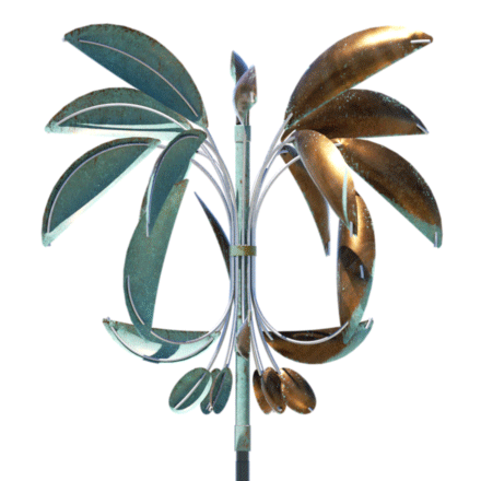Lyman Whitaker's Beautiful Copper Kinetic Wind Sculpture