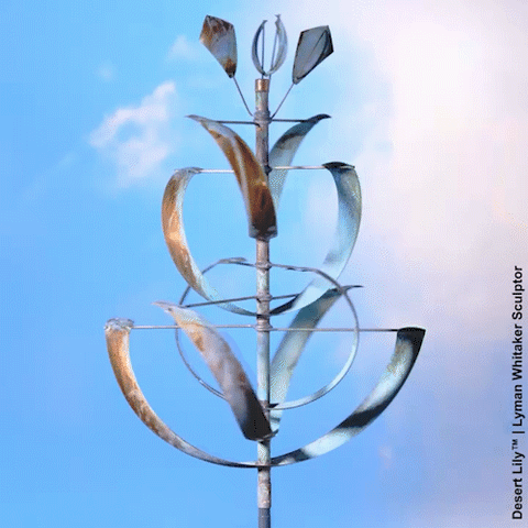 Lyman Whitaker's Beautiful Copper Kinetic Wind Sculpture