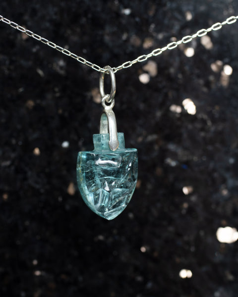 Blue Tourmaline Arrowhead