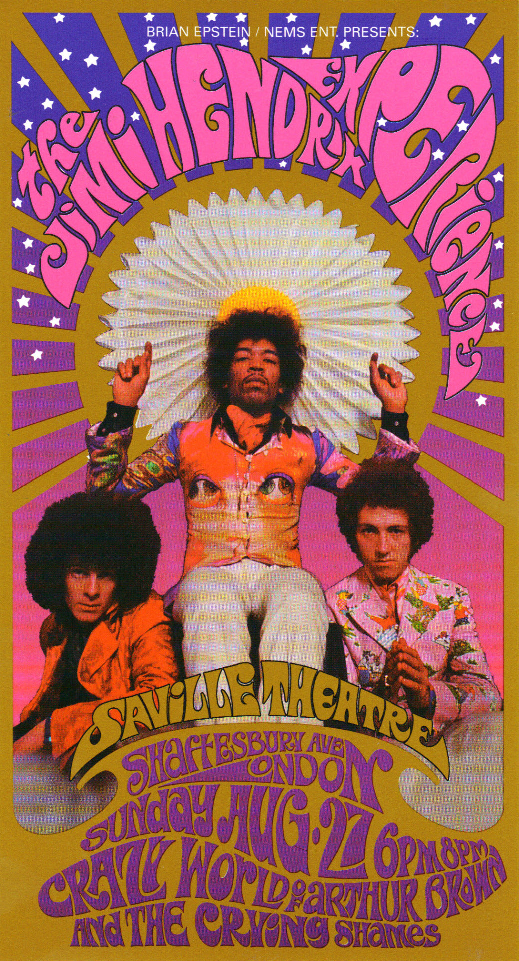 Jimi Hendrix Experience  August 27, 1967
