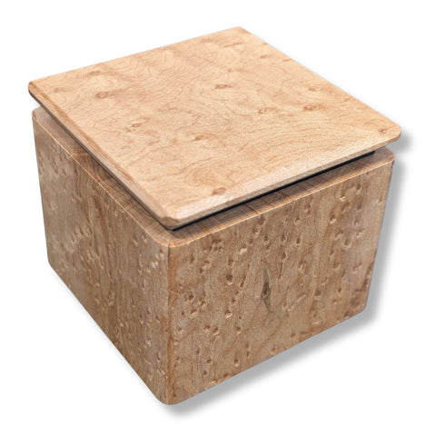 Birds Eye Maple Box with Ebony Detail