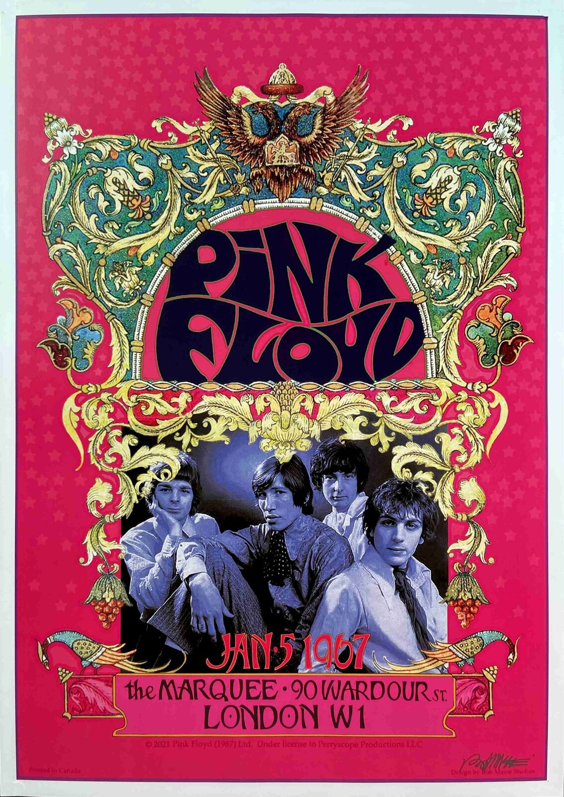Pink Floyd Poster Original Marquee Club Tribute