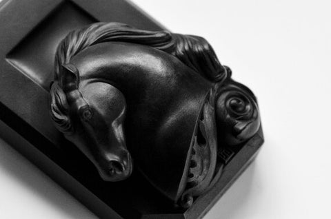 Horse Stone Plaque (Black)