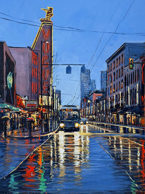 While You Look Away painting by David Wilson in acrylic on board