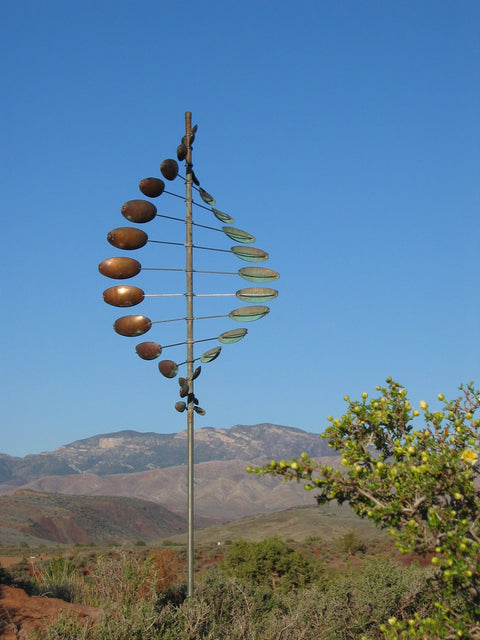 Lyman Whitaker's Beautiful Copper Kinetic Wind Sculpture
