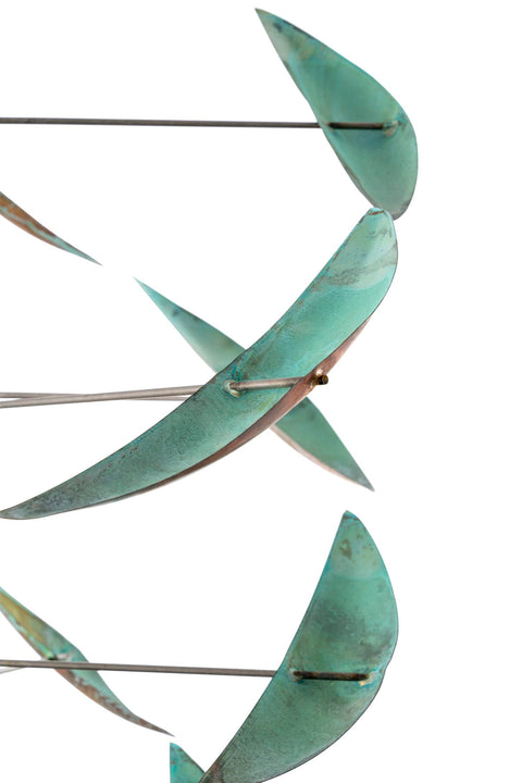 Lyman Whitaker's Beautiful Copper Kinetic Wind Sculpture
