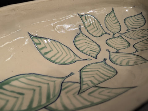 Green Casserole Dish with Lid