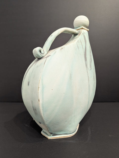 Green Jug with Round Cap