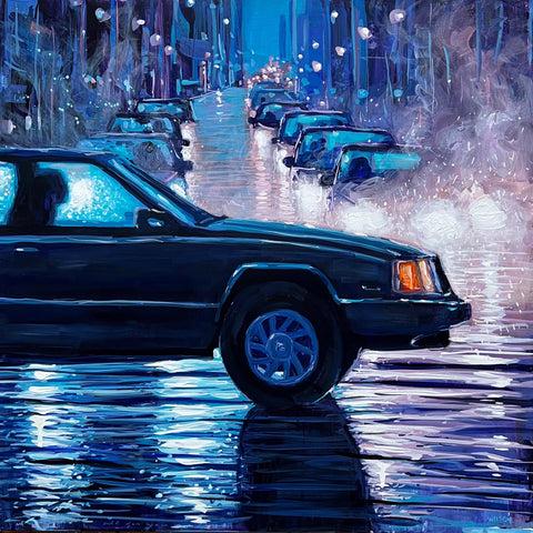 Take My Time painting by David Wilson in acrylic on board