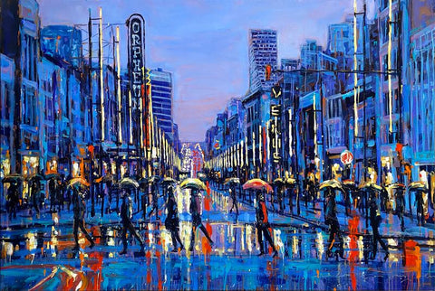 Here Comes the Sun Again painting by David Wilson in acrylic on canvas