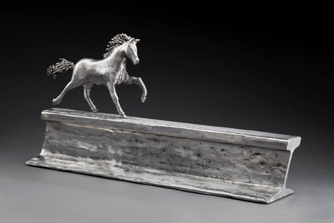 Iron Horse And Train