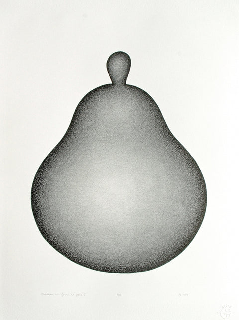 Morceau En Forme De Poire