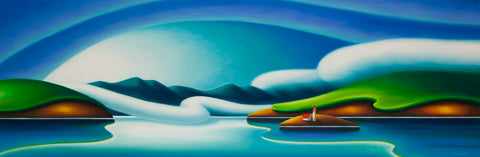 "Race Rocks" Oil on Canvas by Dana Irving | Steffich Fine Art