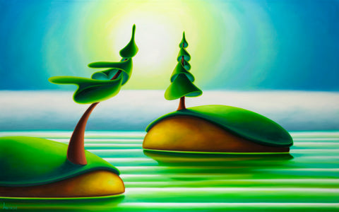 "Radiate" Oil on Canvas by Dana Irving | Steffich Fine Art