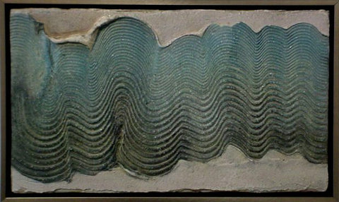 Trace plaster paint framed by Ronald Crawford