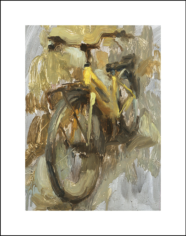 Yellow Italian Bicycle