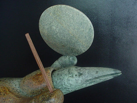 Shaman Flying Drum Raven