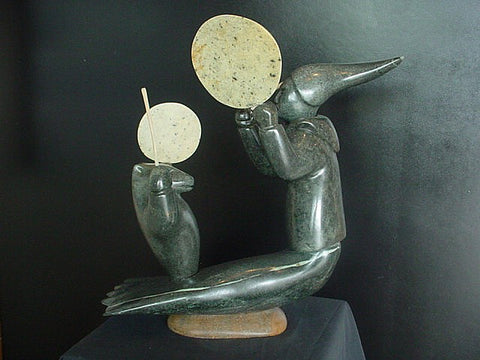 Shaman and Drums