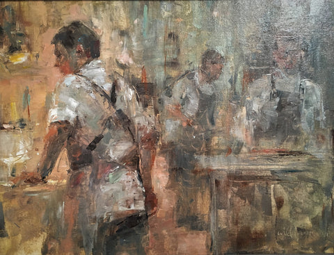 West Coast Artist Mel Williamson Oil Painting