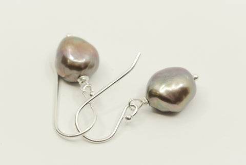 Iridescent Pearl Earrings