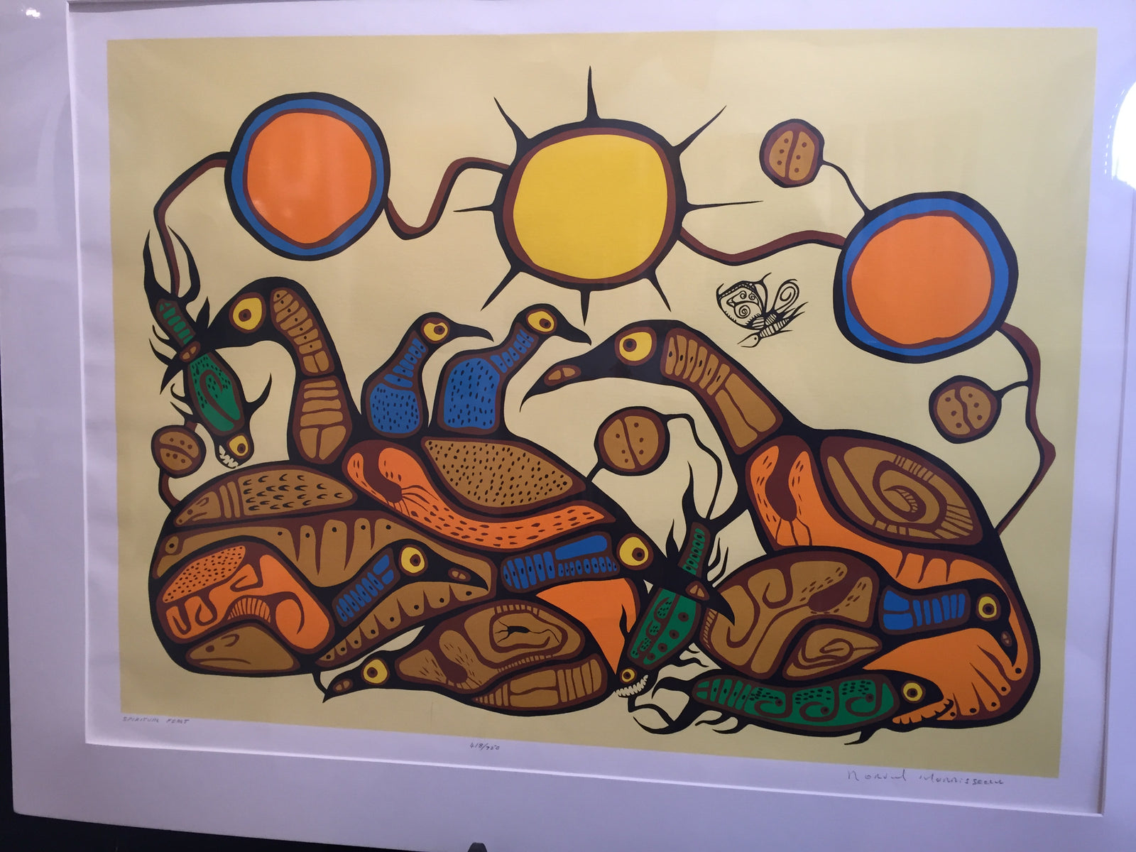 Signed Original Morrisseau Silk Screen (Video Appraisal)