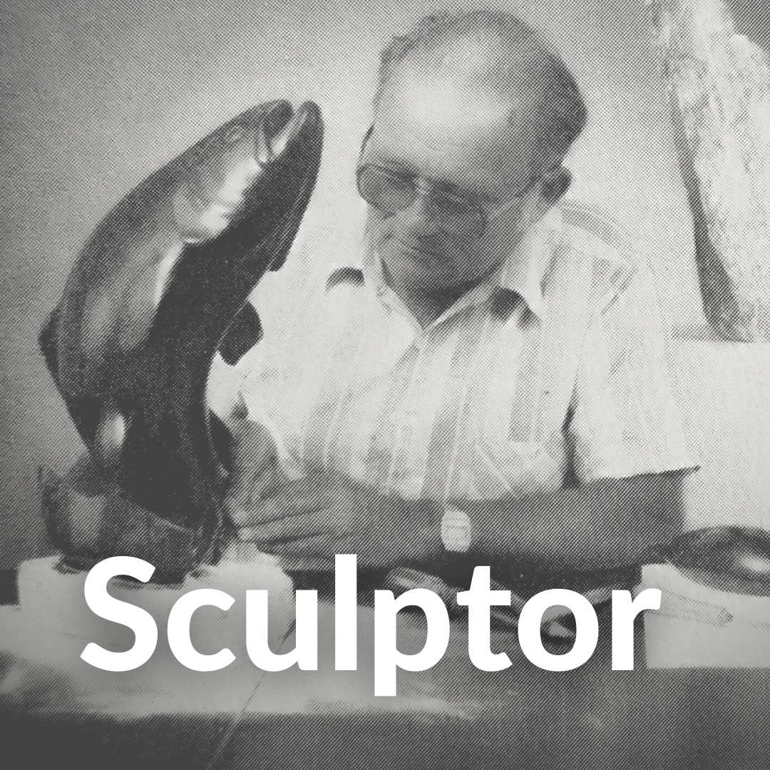 Photo of Emil Socher local soapstone sculptor