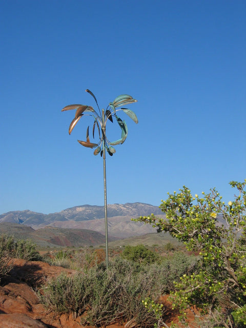Lyman Whitaker's Beautiful Copper Kinetic Wind Sculpture