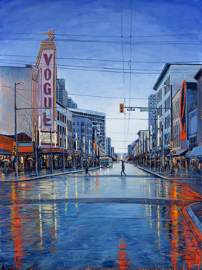 Waiting For You painting by David Wilson in acrylic on canvas