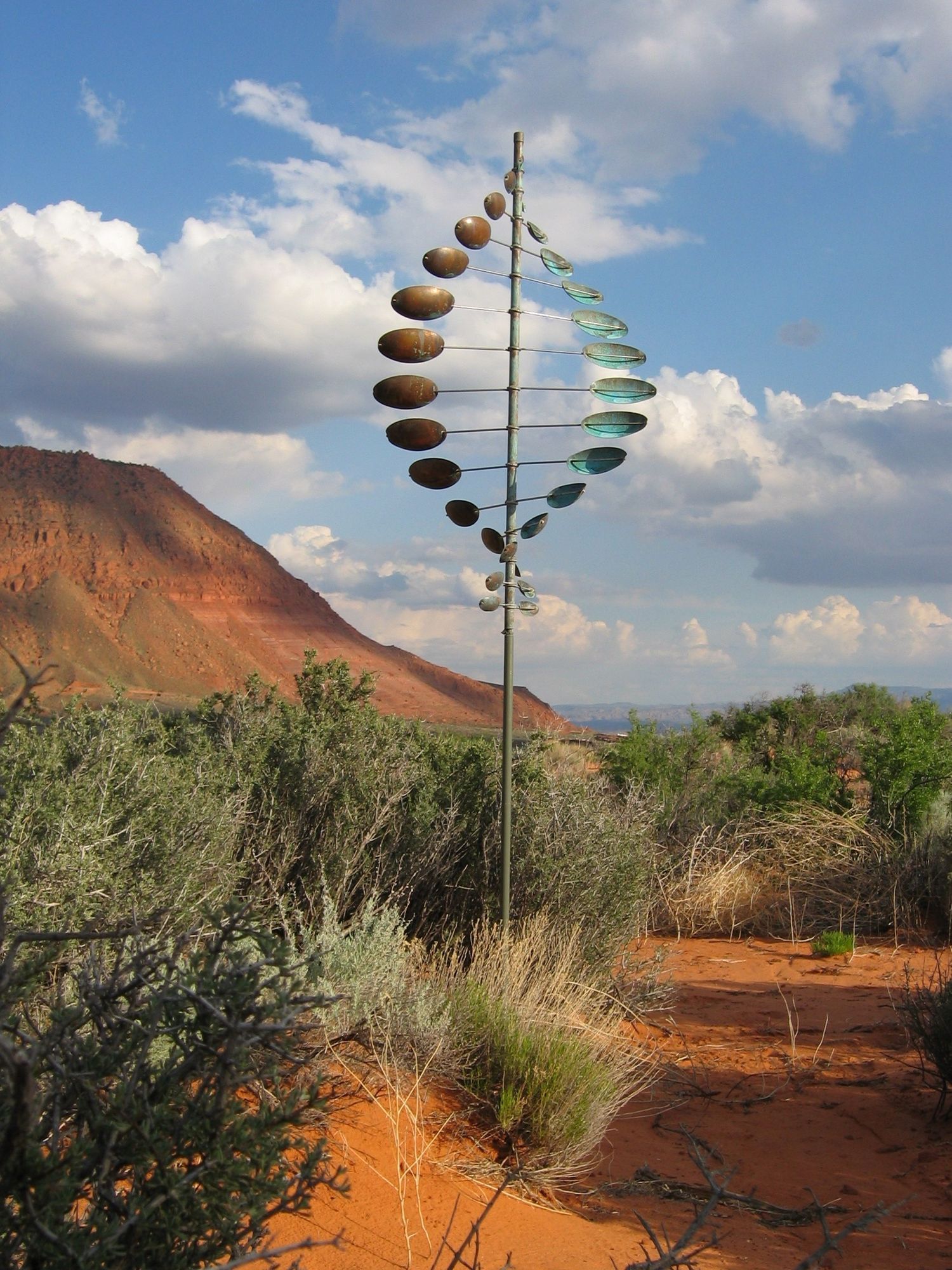 Double Helix Horizontal | Outdoor Memorial Garden Art – Steffich