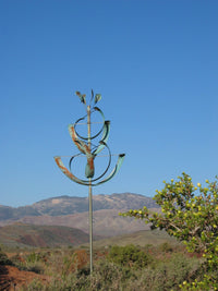 Lyman Whitaker's Beautiful Copper Kinetic Wind Sculpture