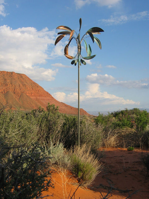 Lyman Whitaker's Beautiful Copper Kinetic Wind Sculpture