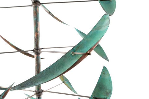 Lyman Whitaker's Beautiful Copper Kinetic Wind Sculpture