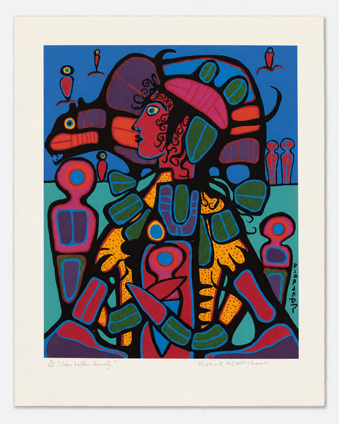 Bear Walker Handmade Silk Screen