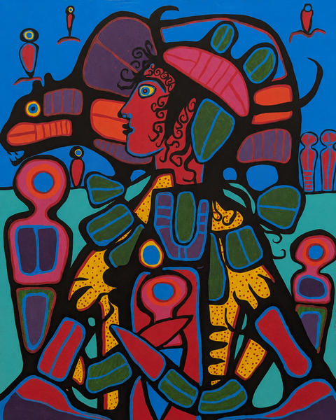 Bear Walker Handmade Silk Screen