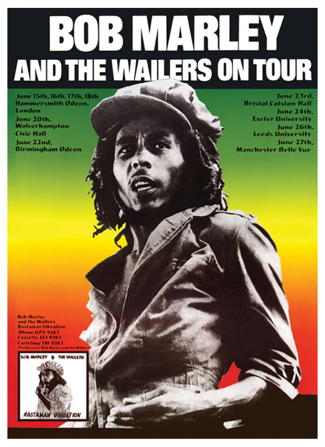 Bob Marley and the Wailers on Tour