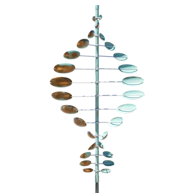 Lyman Whitaker's Beautiful Copper Kinetic Wind Sculpture