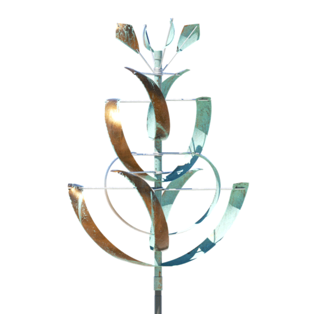 Lyman Whitaker's Beautiful Copper Kinetic Wind Sculpture