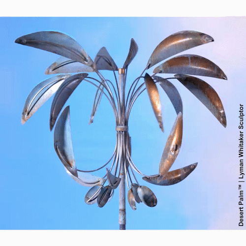 Lyman Whitaker's Beautiful Copper Kinetic Wind Sculpture