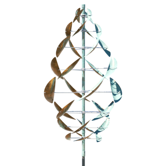 Lyman Whitaker's Beautiful Copper Kinetic Wind Sculpture