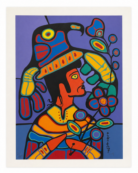 Gabe Serigraph Morrisseau Print Silk Screen