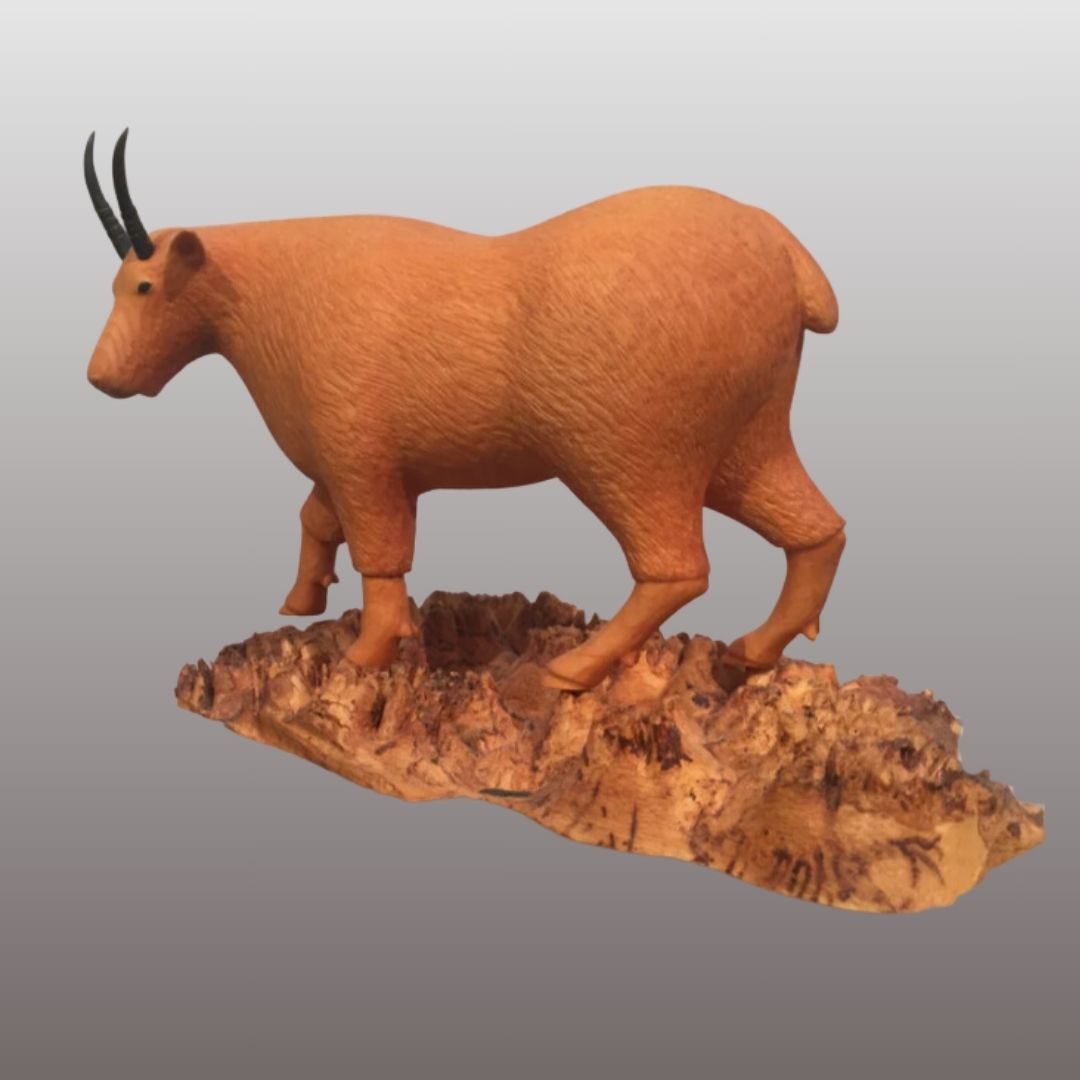 Mountain Goat Carving