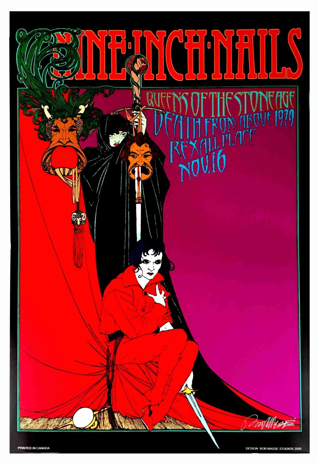 Nine Inch Nails Poster Queens of the Stone Age 2005